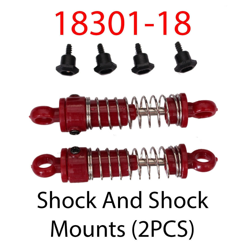 HOSpeed 18301-18 Shock & Shock Caps 2pcs (8348644245741)