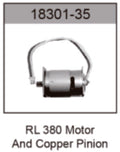HOSpeed 18301-35 380 Brushed Motor copper pinion & Wire (8348645327085)