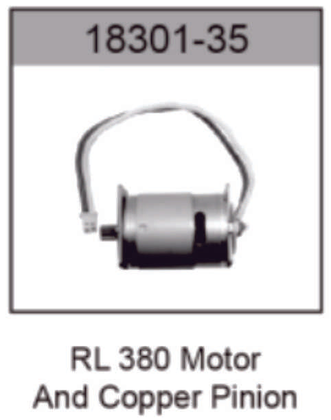 HOSpeed 18301-35 380 Brushed Motor copper pinion & Wire - Hobby City NZ (8348645327085)