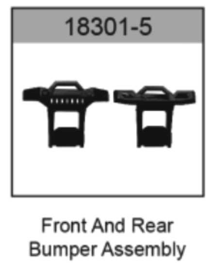 HOSpeed 18301-5 Front/Rear Bumper Device HS18301/2 HS18421/2 - Hobby City NZ (8348646342893)