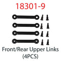 HOSpeed 18301-9 Front/Rear Upper Links 4pcs HS18301/2 HS18421/2 (8348646637805)