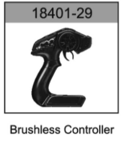 HOSpeed 18401-29 1/18 Brushless Remote Lightning HS18421/2 (8348647620845)