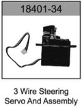 HOSpeed 18401-34 3 Wire Steering Servo & Device (8348647784685)