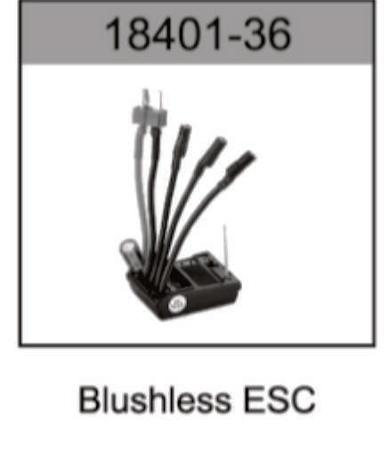 HOSpeed 18401-36 Brushless ESC Lightning HS18401/2 (8348647981293)