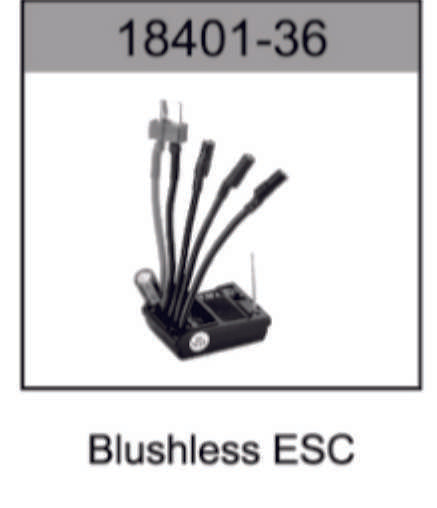 HOSpeed 18401-36 Brushless ESC Lightning HS18401/2 - Hobby City NZ (8348647981293)