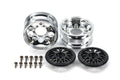 Tamiya 54794 2pc MESH WHEELS BLACK (8324636377325)