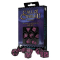 Q Workshop Call of Cthulhu 7th Edition Black & magenta Dice Set