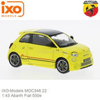 IXO Models 1/43 FIAT ABARTH 500E 2024 - YELLOW