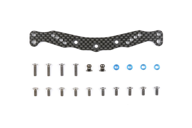 Tamiya 54122 TB-03 CARBON DAMPER STAY REAR (8346768212205)