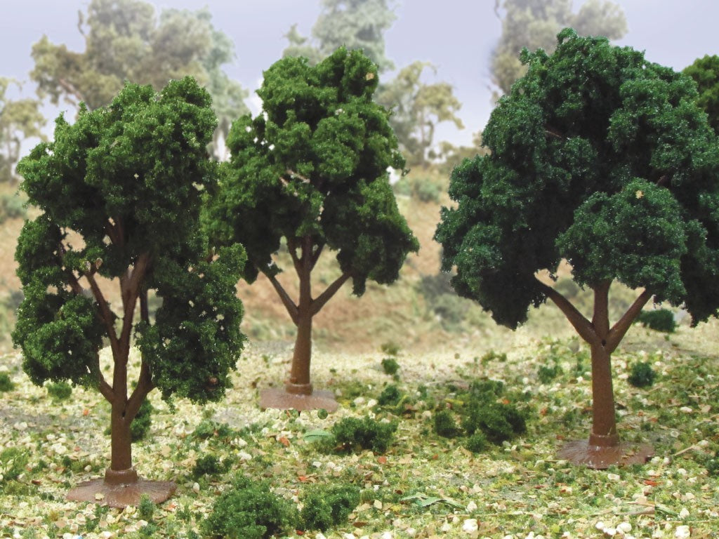 JTT Scenery 92130 Green Deciduous 2- 3" (10) - Hobby City NZ