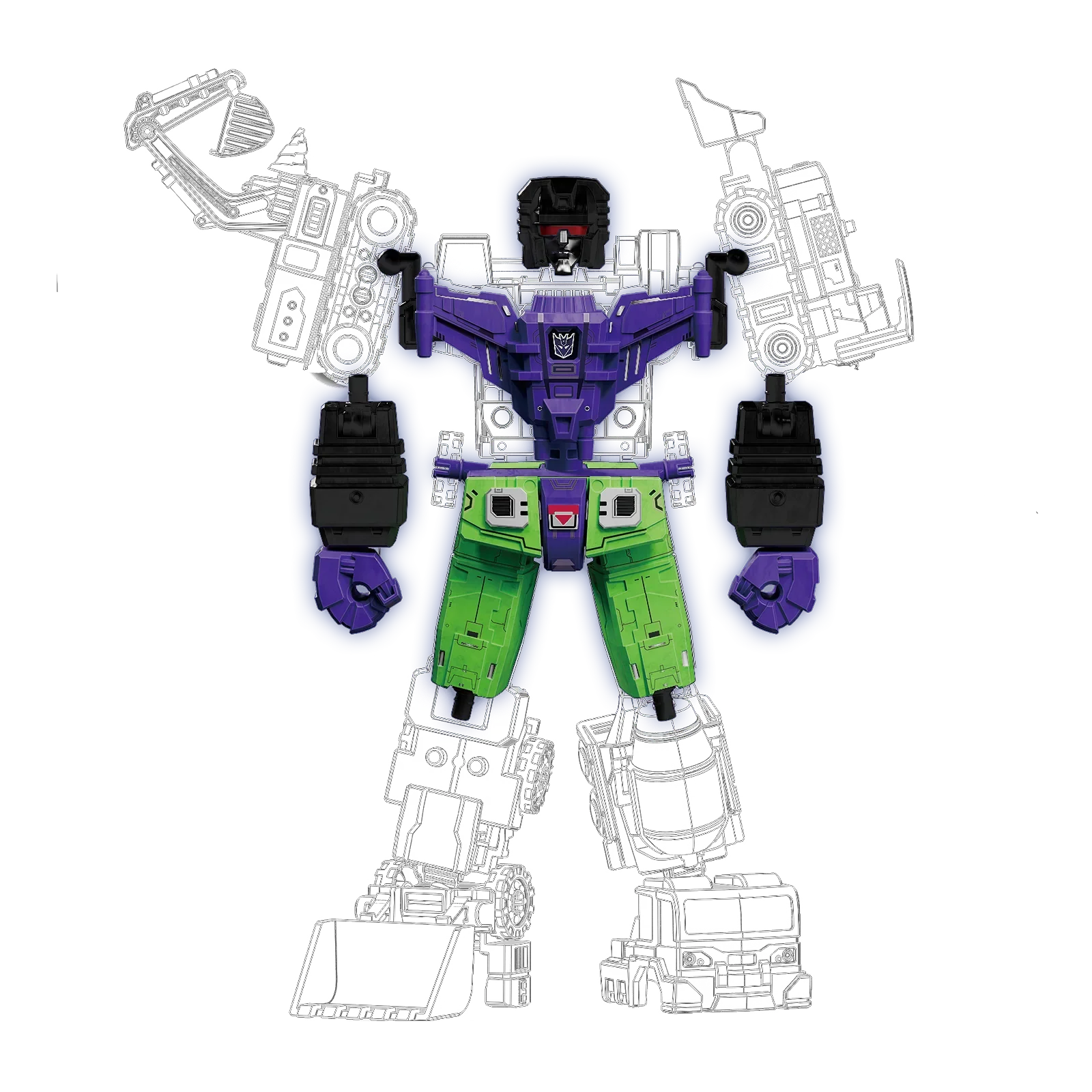 Blokees Transformers DV Devastator Combining Accessory 71305