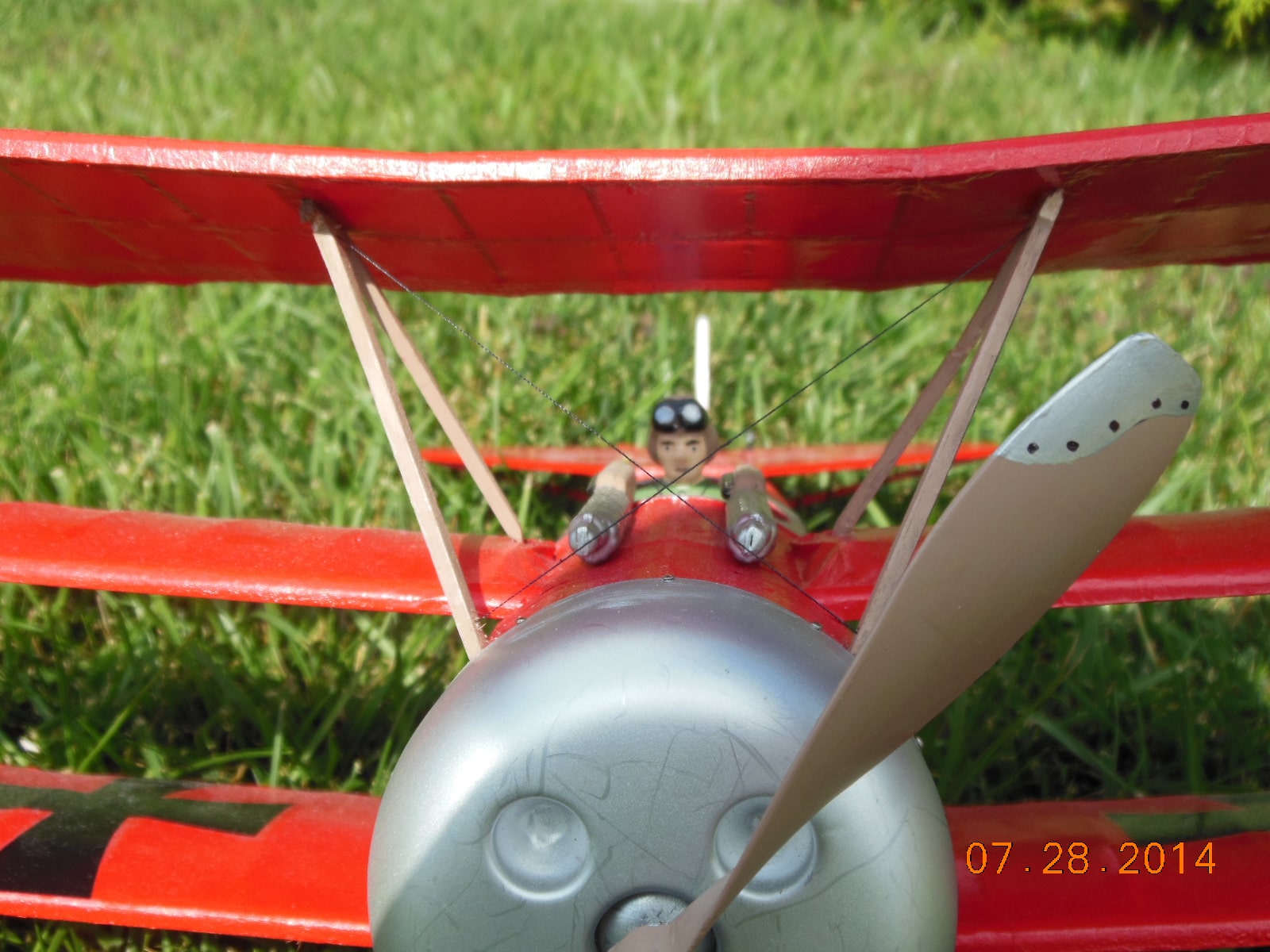 Guillows WW1 Fokker DR-1 Triplane Aircraft Kit 1/14 Scale (3)