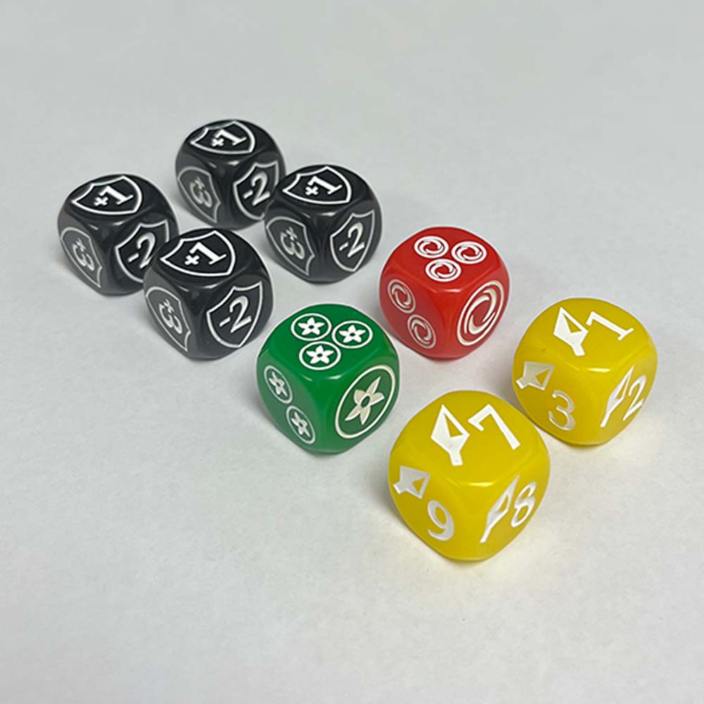 Thai Cards 20mm Flesh and Blood Dice Set 8pc (Opaque)