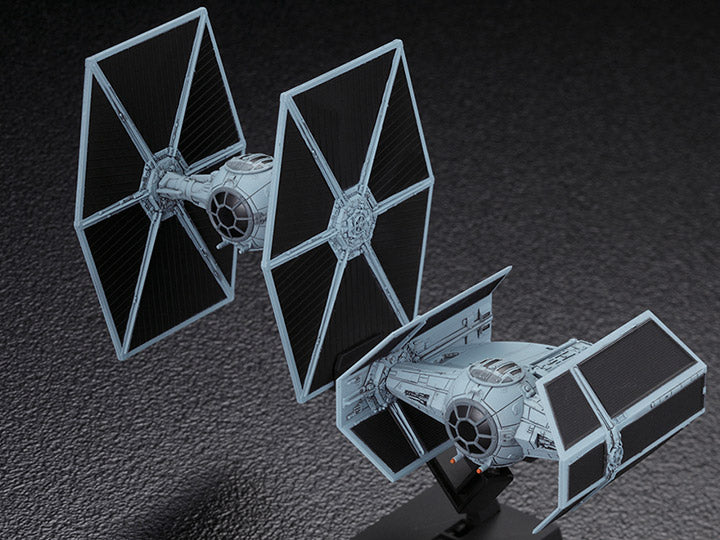 Bandai Star Wars G5064110 STAR WARS VEHICLE MODEL 007 TIE ADVANCED x 1 & FIGHTER SET - Hobby City NZ