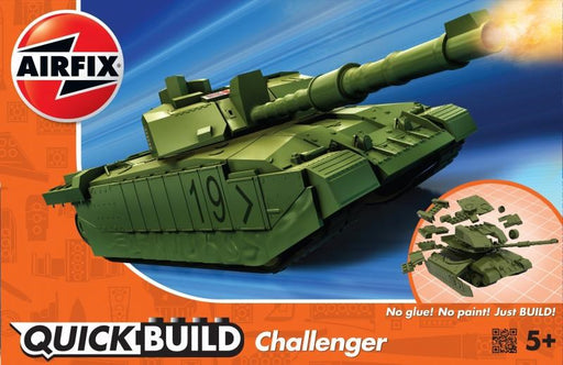 Airfix J6022 QUICK BUILD: Challenger Tank (Green) - Hobby City NZ (6663809040433)