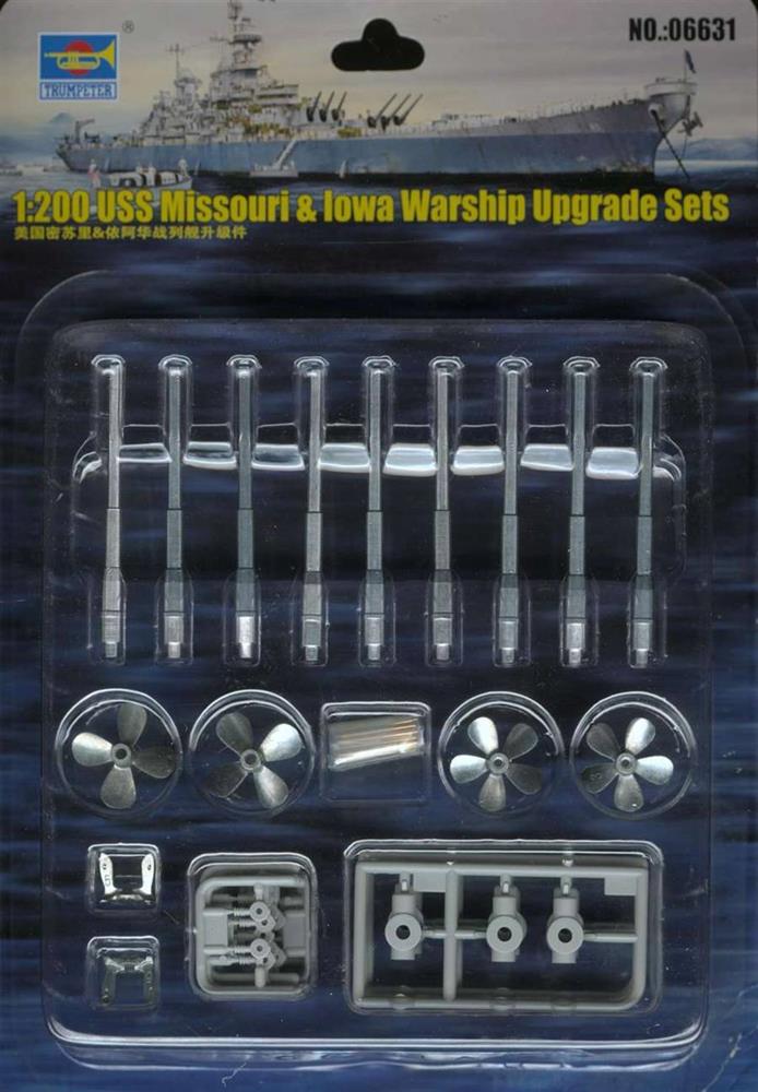 Trumpeter 06631 1/200 USS Missouri & Iowa Warship Upgrade Set - Hobby City NZ