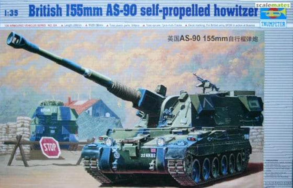 Trumpeter 00324 1/35 British 155mm AS-90 howitzer (9120445923565)