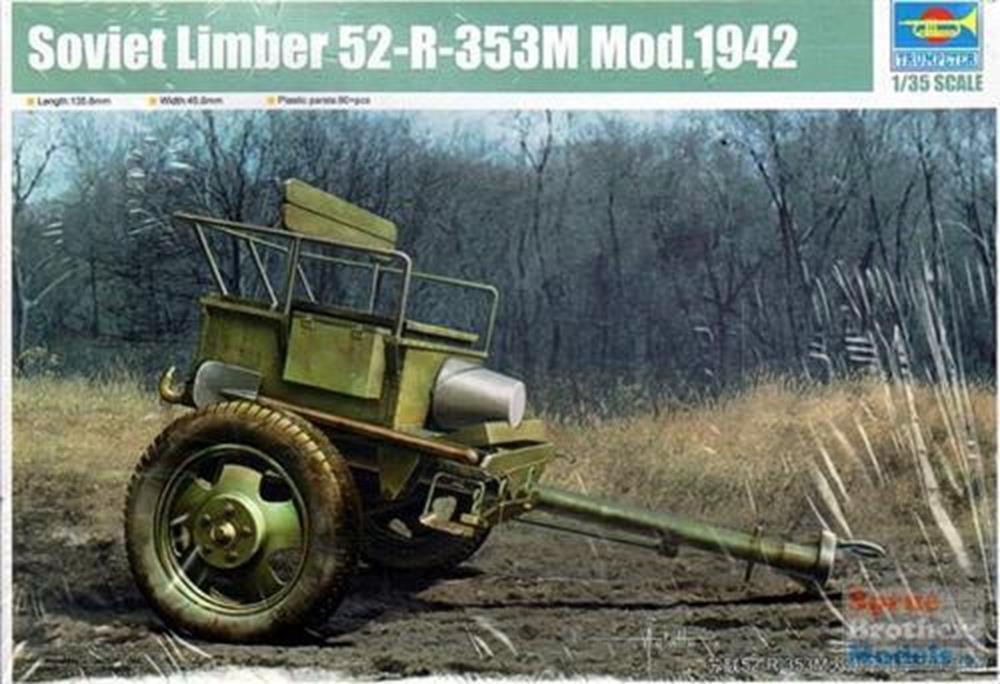 Trumpeter 02345 1/35 Soviet Limber 52-R-353M Mod.1942 (9120446054637)