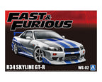 Aoshima 1/24 Fast & Furious R34 SKYLINE GT-R