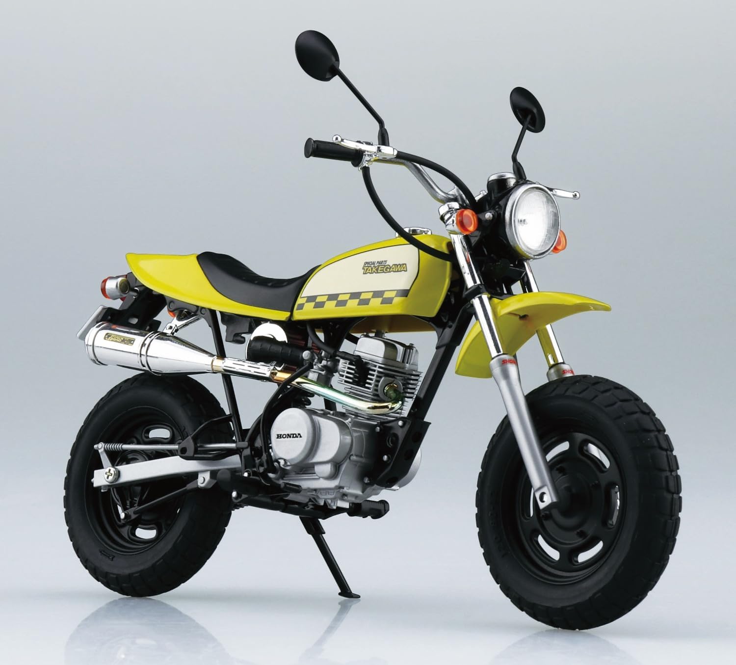 Aoshima 1/12 APE HONDA AC16 50 '06 CUSTOM TAKEGAWA (3)