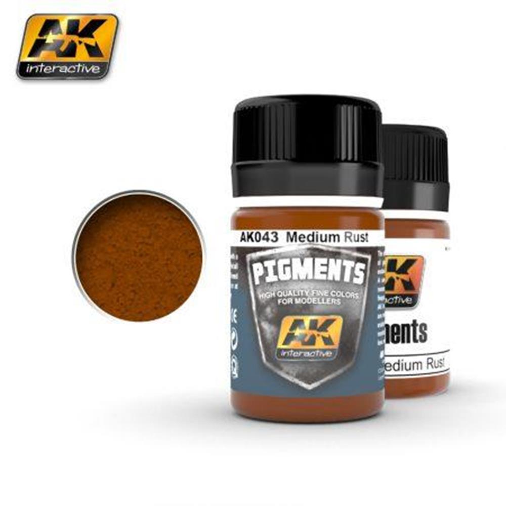 AK Interactive Weathering Medium Rust 35ml Pigment