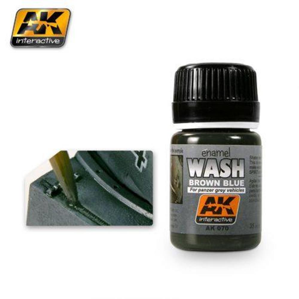 AK Interactive AK070 - WASH FOR PANZER GREY - Hobby City NZ
