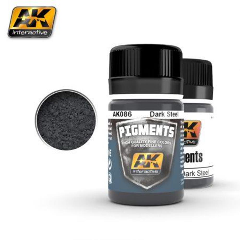 AK Interactive Weathering Dark Steel 35ml Pigment