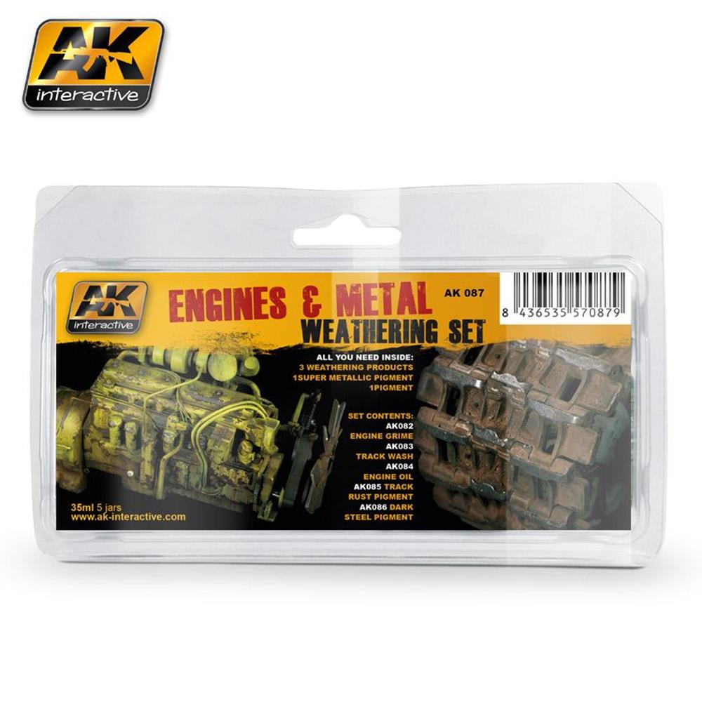AK Interactive AK087 - ENGINES & METAL WEATHER