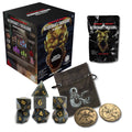 Dungeons & Dragons Acererak's Treasure Crystal Edition 25 Count Dice Set