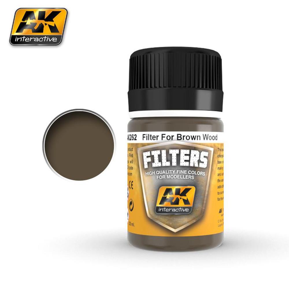 AK Interactive AK262 - FILTER FOR BROWN WOOD 3 (8327572357357)