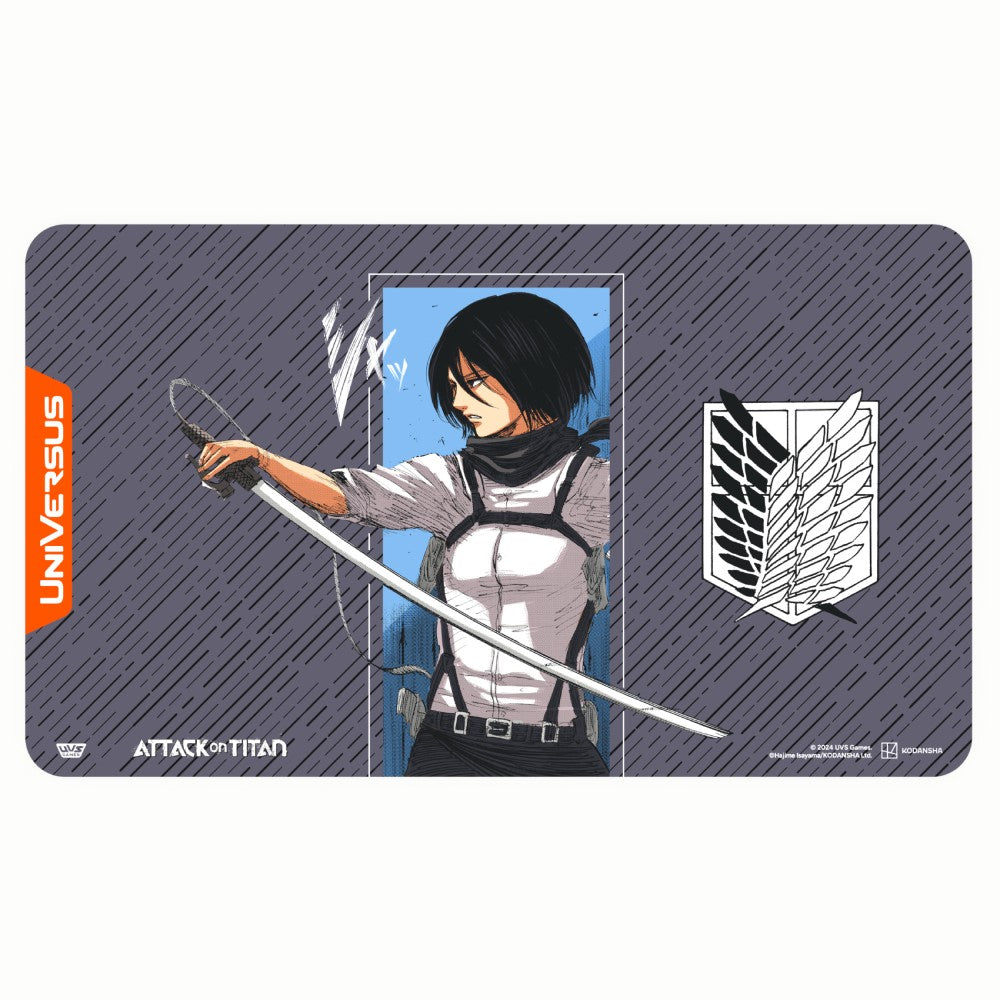 Universus Attack on Titan Playmat Battle for Humanity: Mikasa
