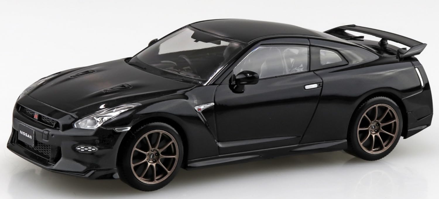 Aoshima 6891 1/32 SNAP NISSAN R35 NISSAN GT-R 2024 (Meteor Flake Black Pearl )