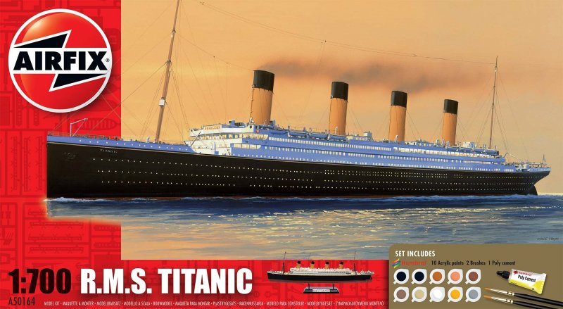 Airfix 250164 RMS Titanic Gift Set 1:700 NET (9028050813165)