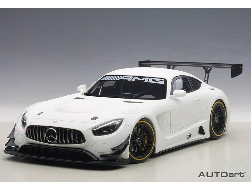 AUTOart 81531 1/18 MERCEDES AMG GT3 PLAIN COLOUR VERSION (MATT WHITE) (8950410477805)