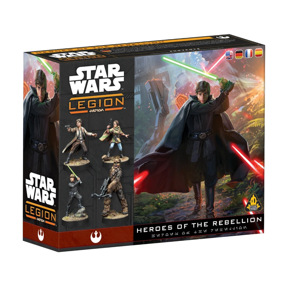 Atomic Mass Games SWQ14 Star Wars Legion Heroes of the Rebellion Character Pack