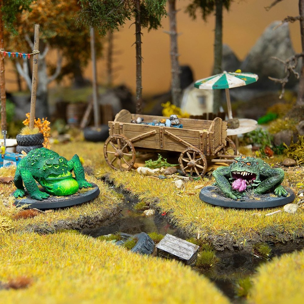 Modiphius Entertainment MUH01620120 Fallout Miniatures Creatures Radtoads
