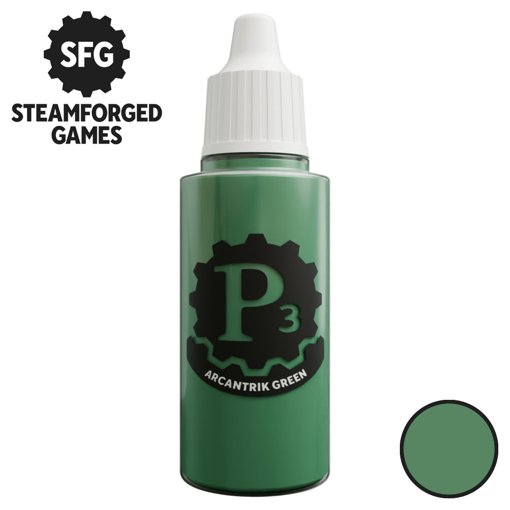 P3 Paints SFP3-N137 Arcantrik Green 18ml