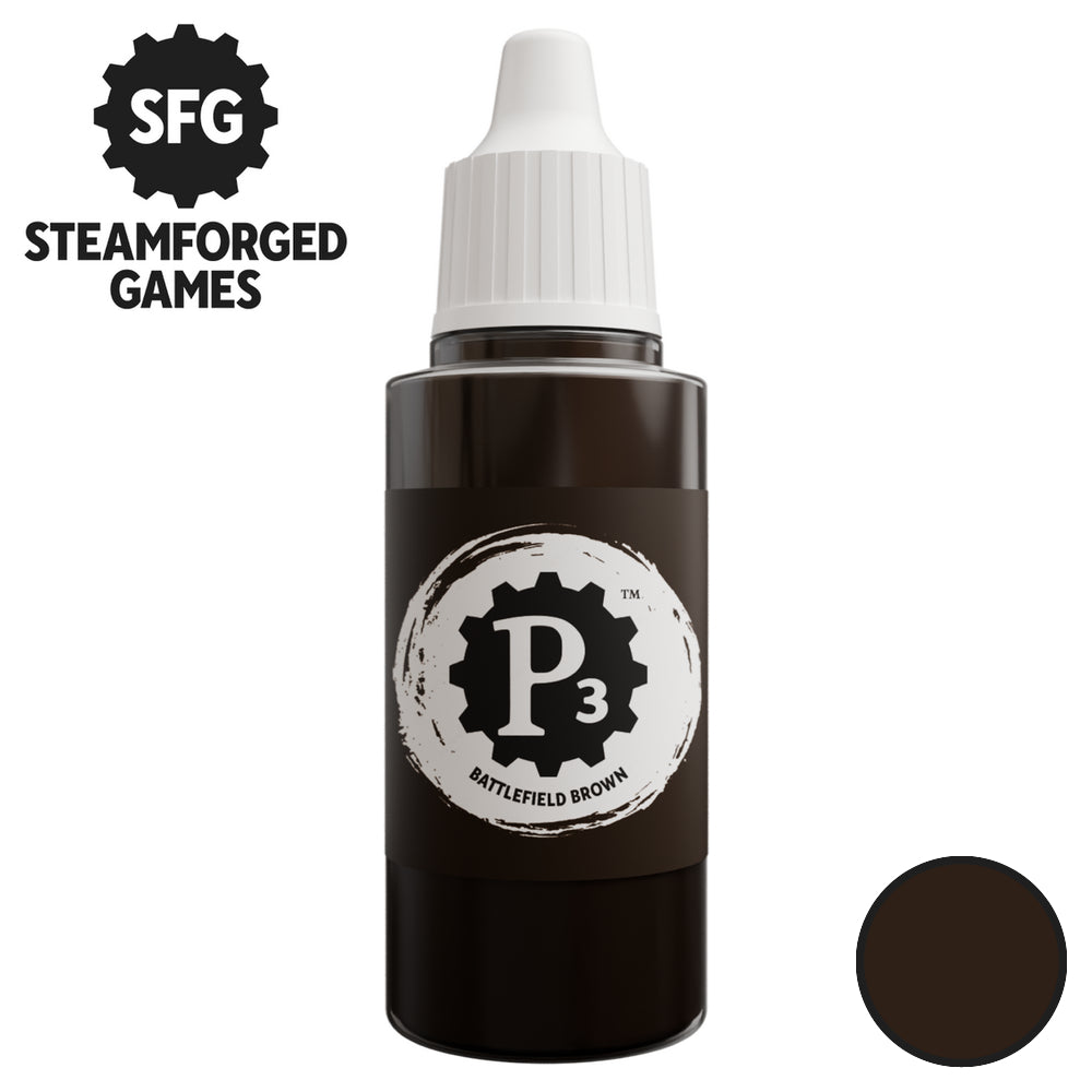 P3 Paints SFP3-N144 Battlefield Brown 18ml
