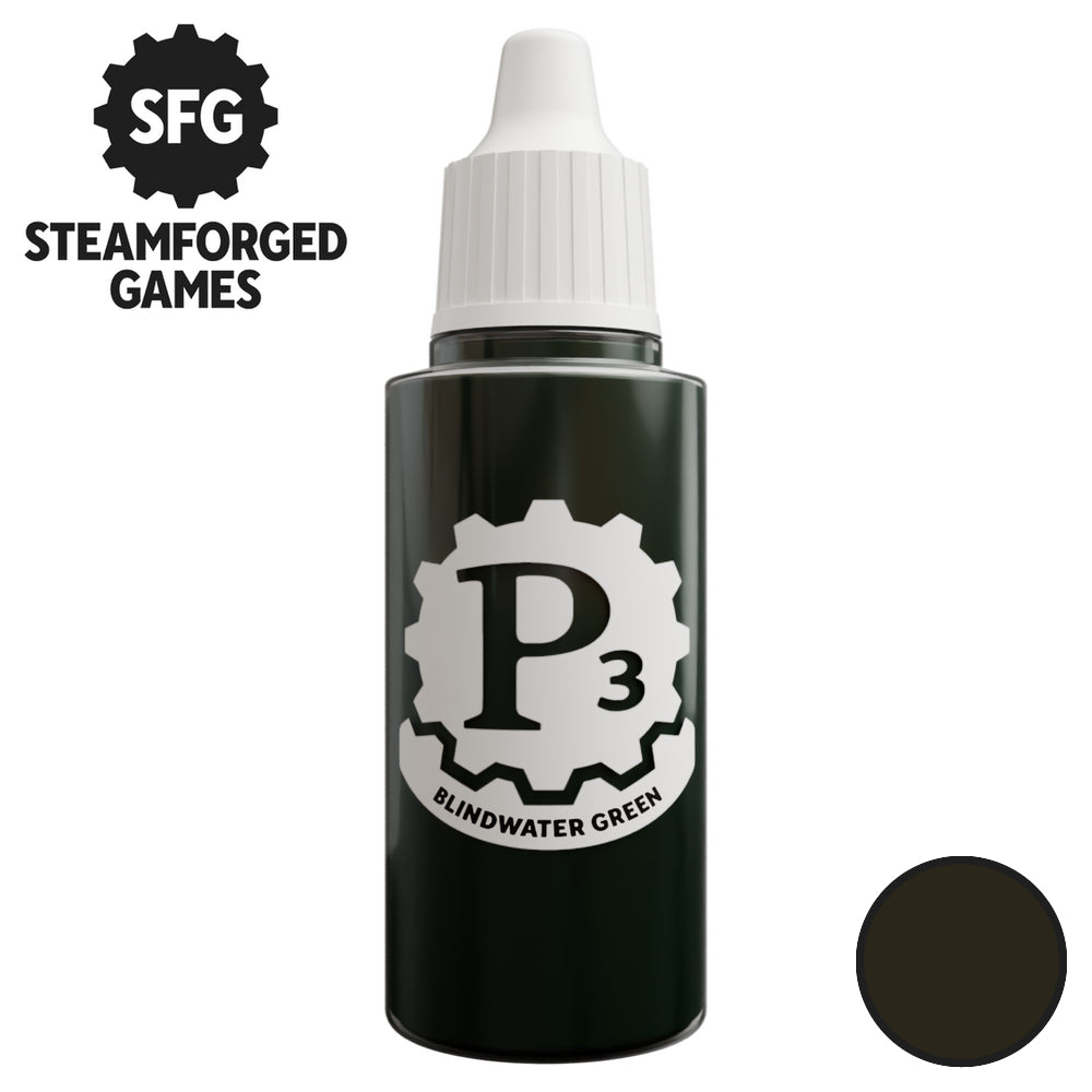 P3 Paints SFP3-N149 Blindwater Green 18ml