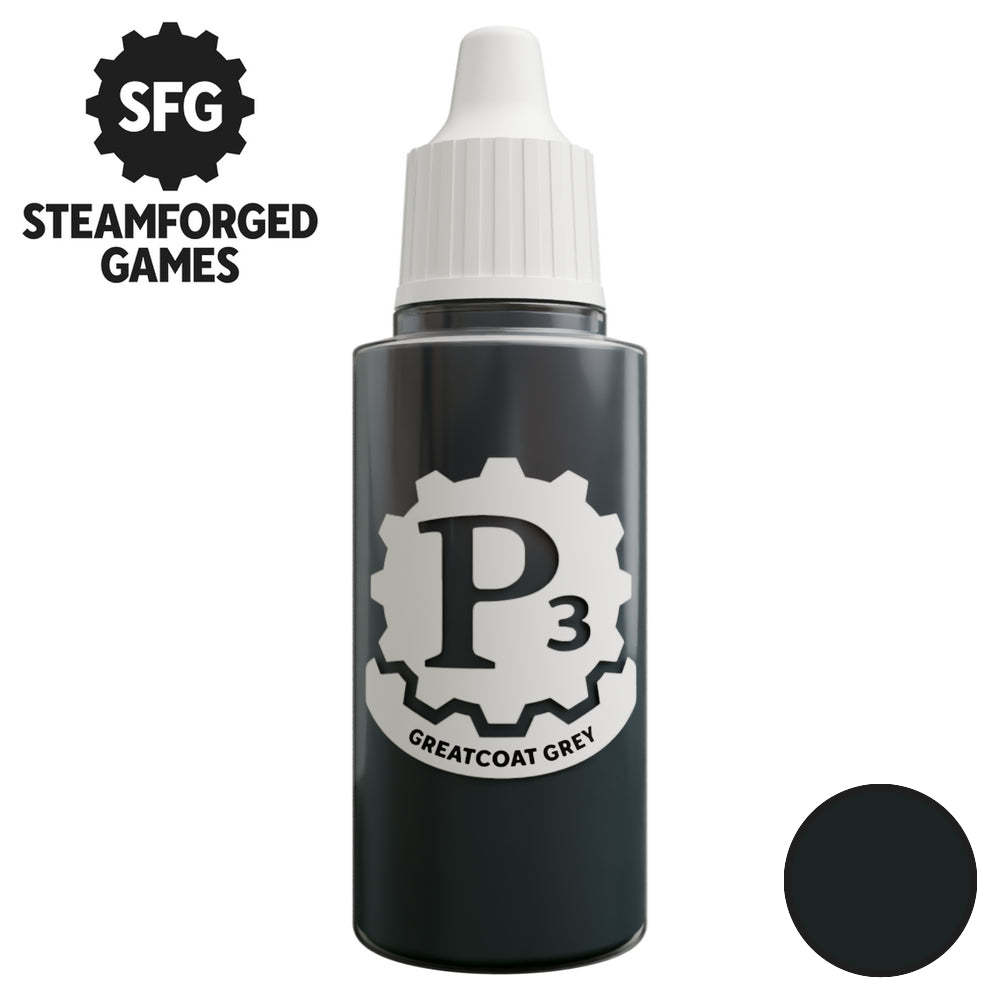 P3 Paints SFP3-N168 Greatcoat Grey 18ml
