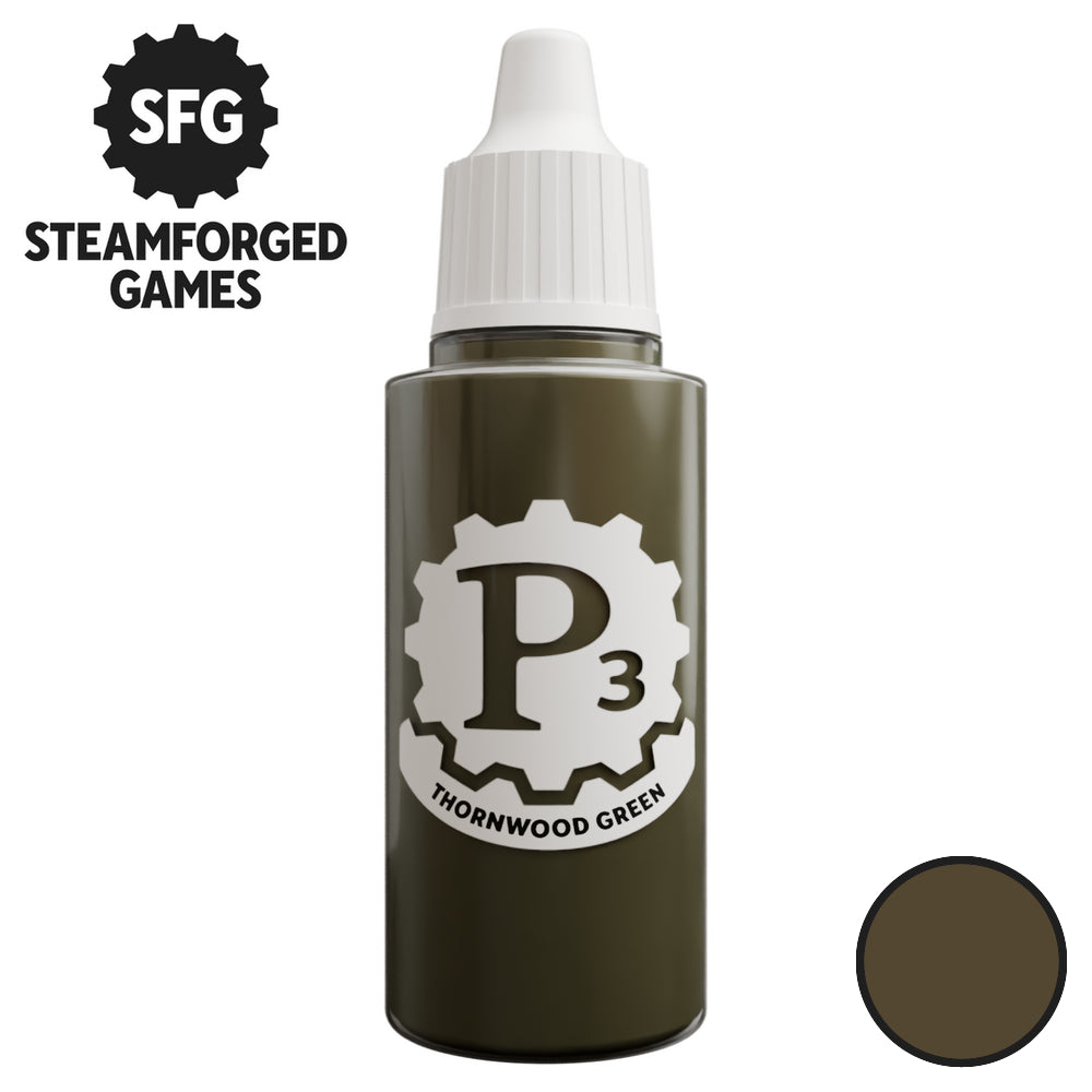 P3 Paints SFP3-N213 Thornwood Green 18ml