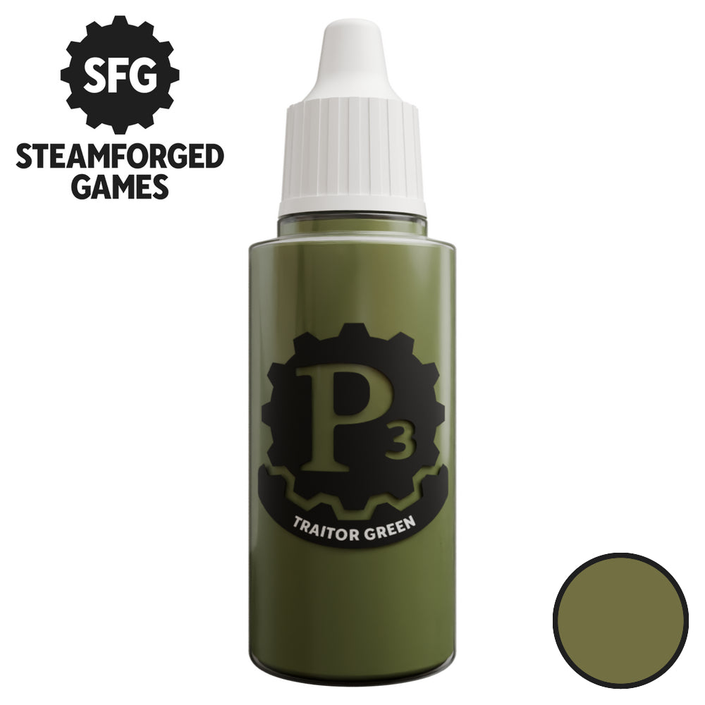P3 Paints SFP3-N215 Traitor Green 18ml