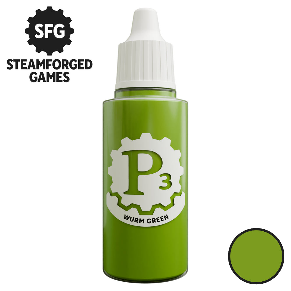 P3 Paints SFP3-N221 Wurm Green 18ml