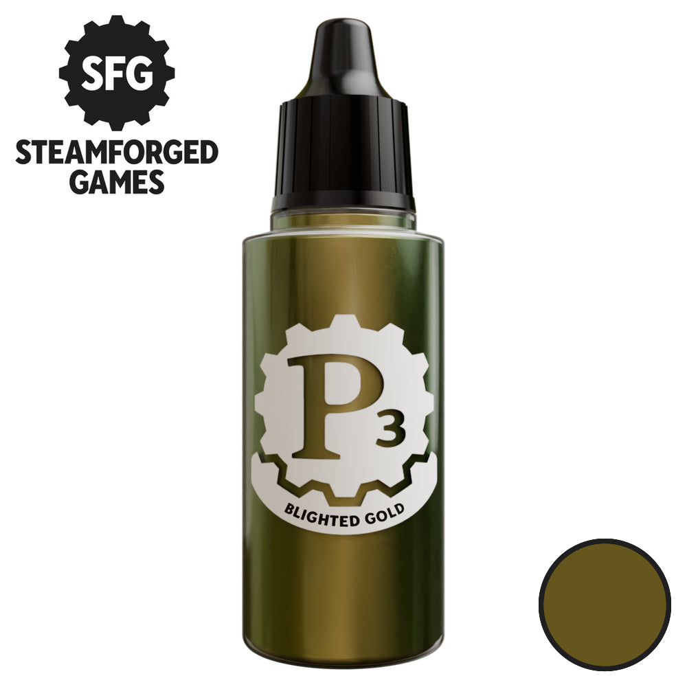 P3 Paints SFP3-N222 Metallics Blighted Gold 18ml