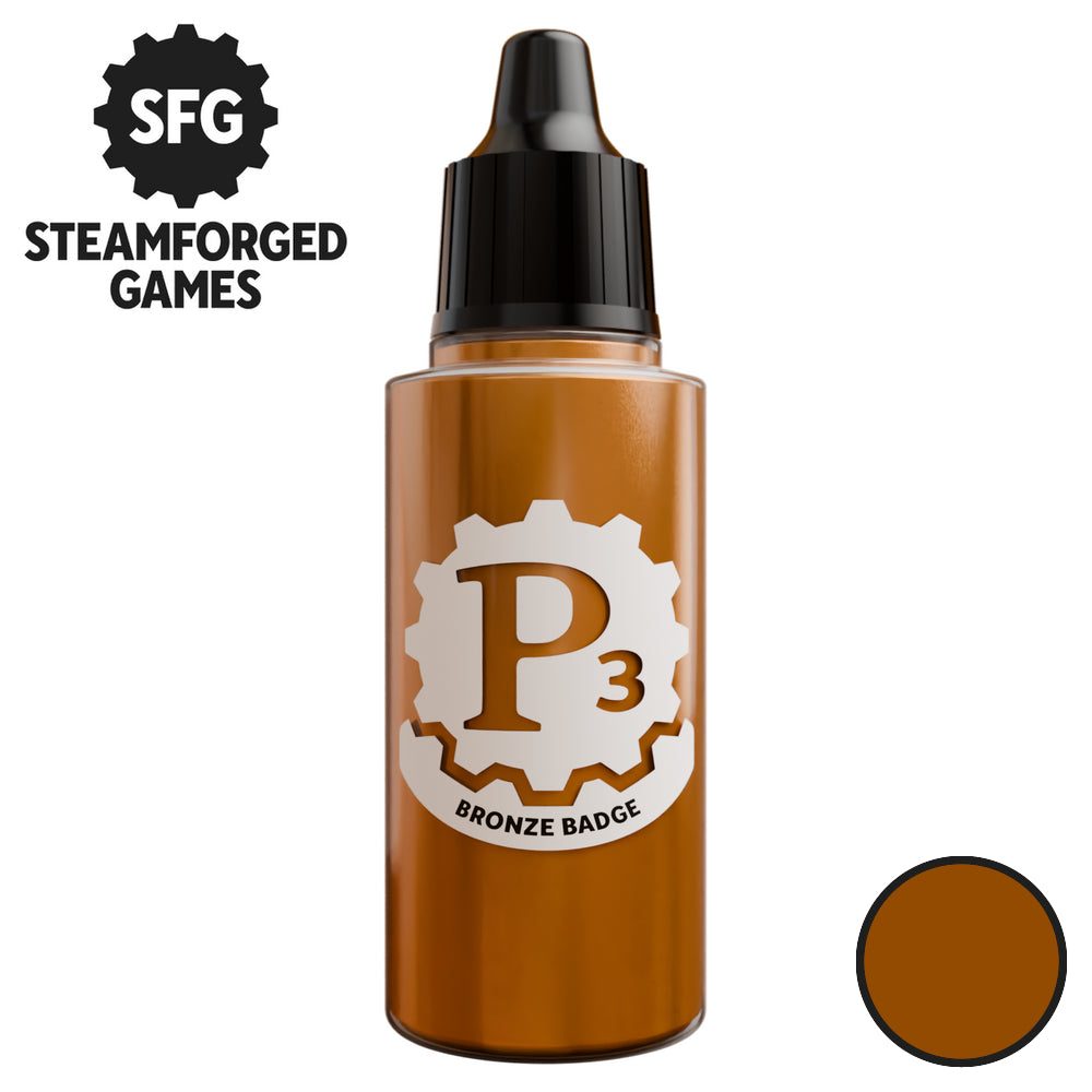 P3 Paints SFP3-N225 Metallics Bronze Badge 18ml