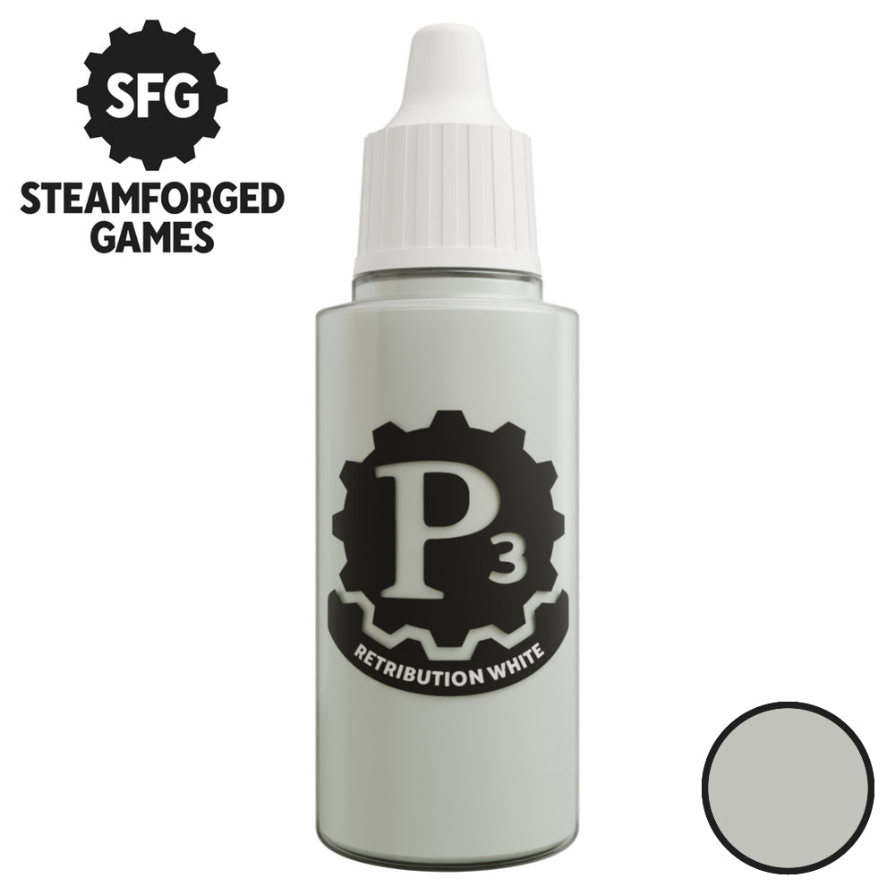 P3 Paints SFP3-N239 Metallics Retribution White 18ml