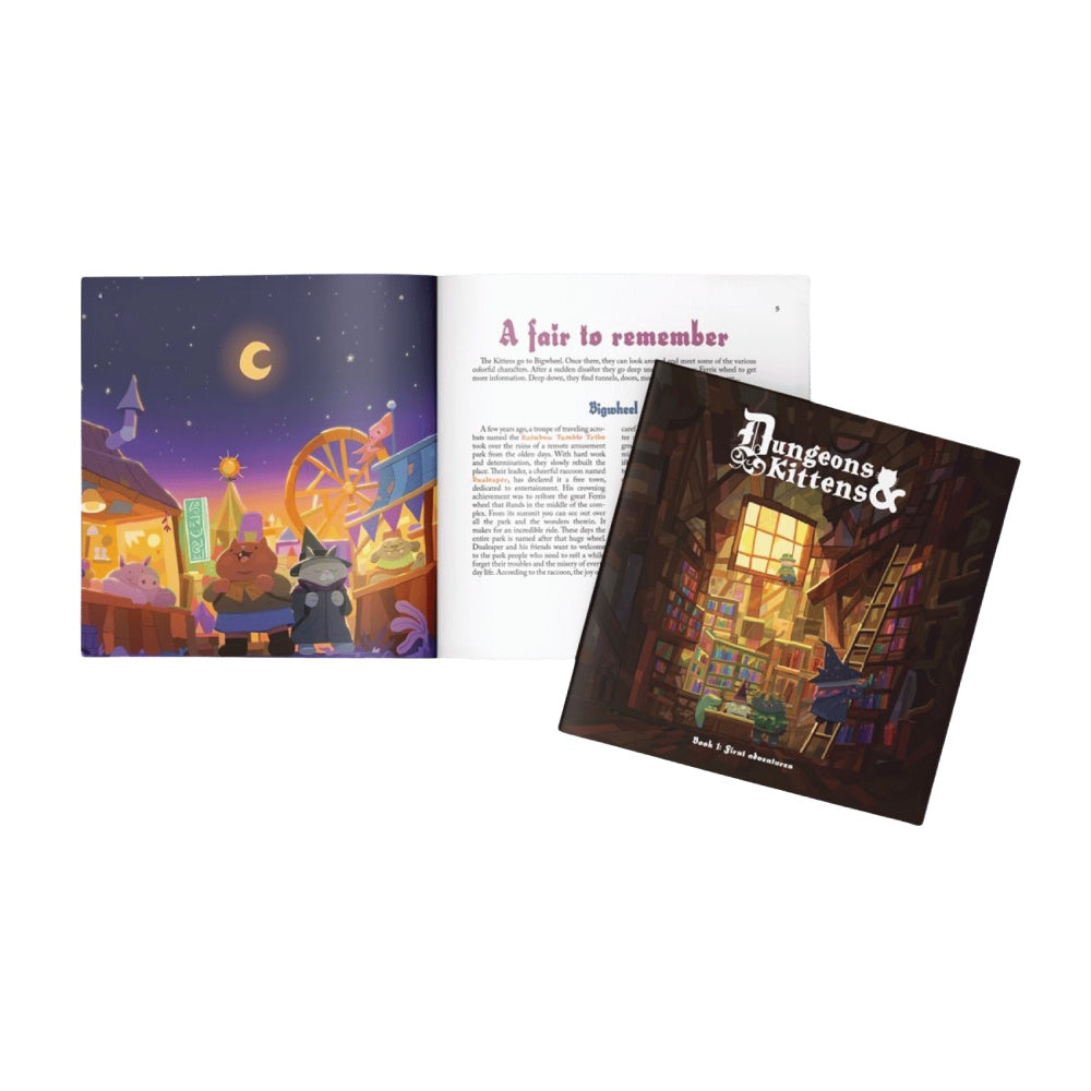 Edge Studios ESDAK01EN Dungeons & Kittens RPG Starter Set