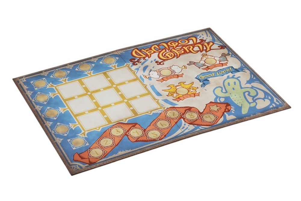 AAA Merchandise 1207017 Final Fantasy XIV Gold Saucer Cactpot Party Board Game