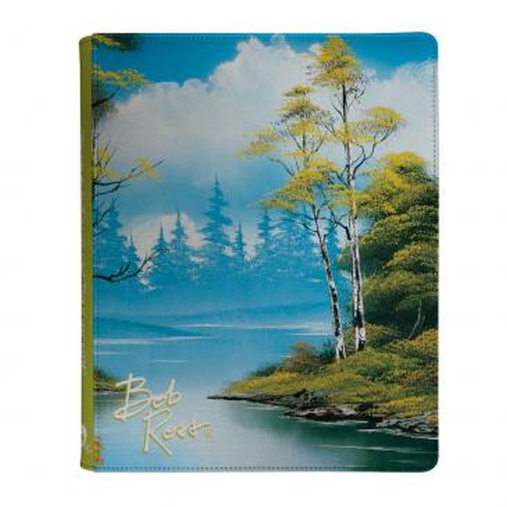 Ultra Pro Bob Ross Lakeside Path 9-Pocket Zip PRO-Binder - UP16525