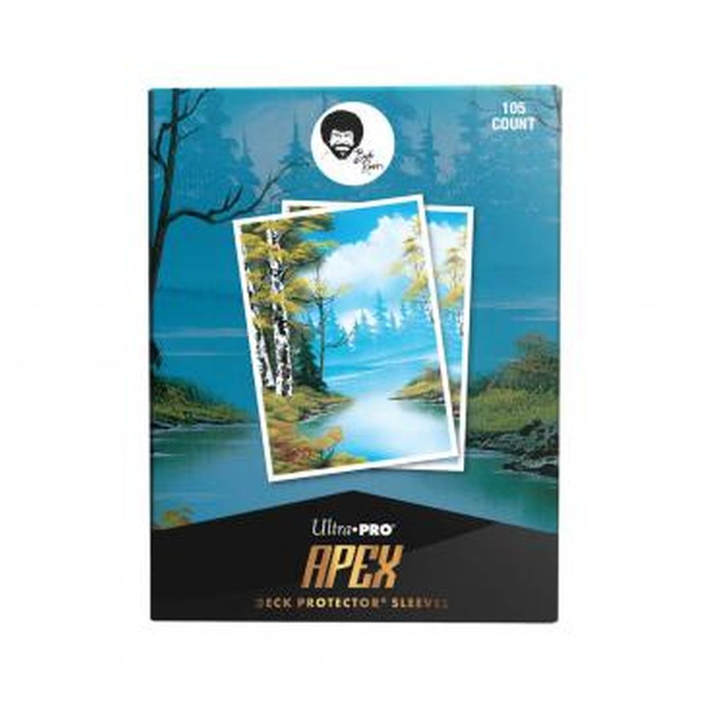 Ultra Pro Bob Ross Lakeside Path 105 Count APEX Deck Protector Sleeves - UP16526